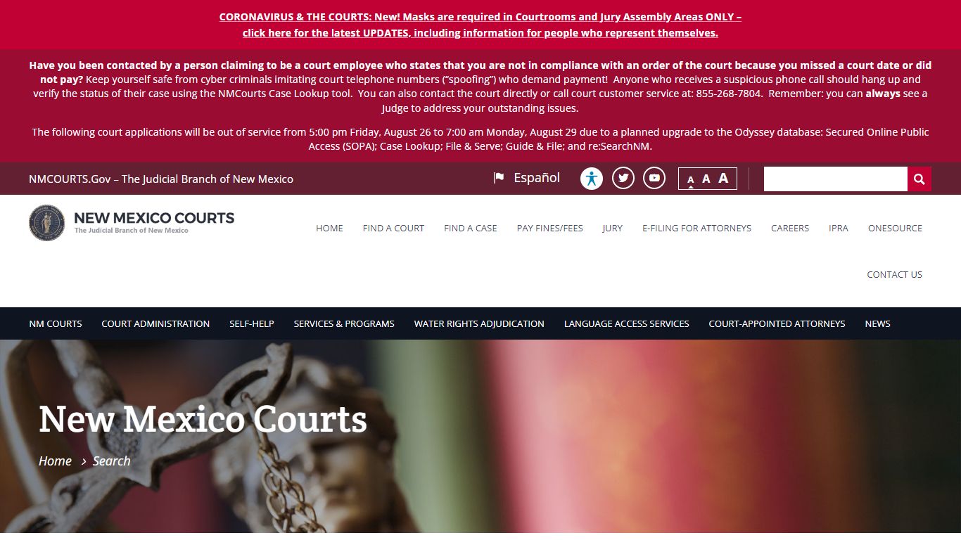 Search | New Mexico Courts - nmcourts.gov